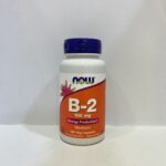 NOW B-2 100mg cap كبسول فيتامين بي 2 ناو امريكي