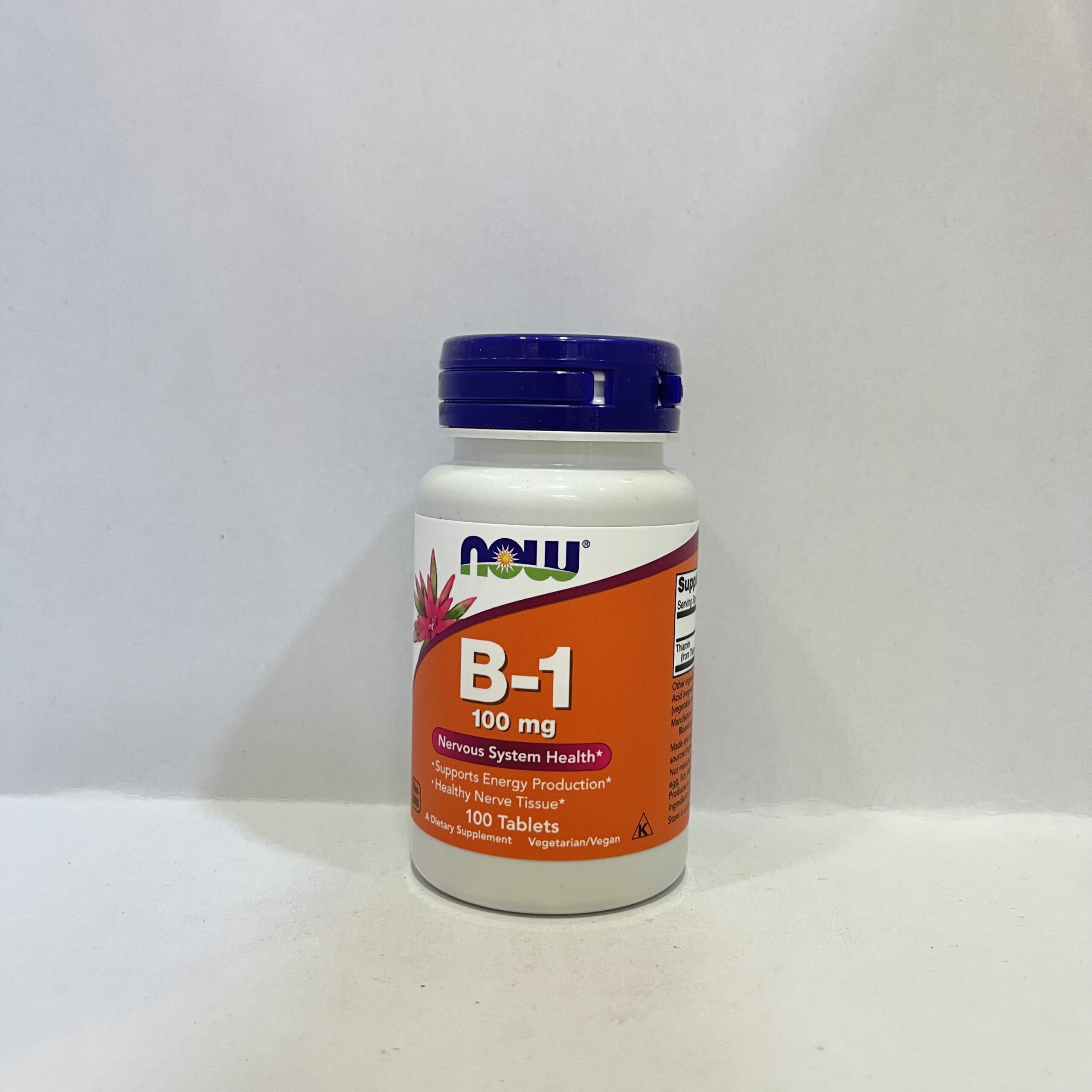 IMG_0582 NOW B-1 100mg cap كبسول فيتامين بي 1 ناو امريكي - الصورة 1