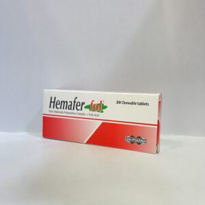Hemafer fol chewable حب كرط لفقر الدم يوناني