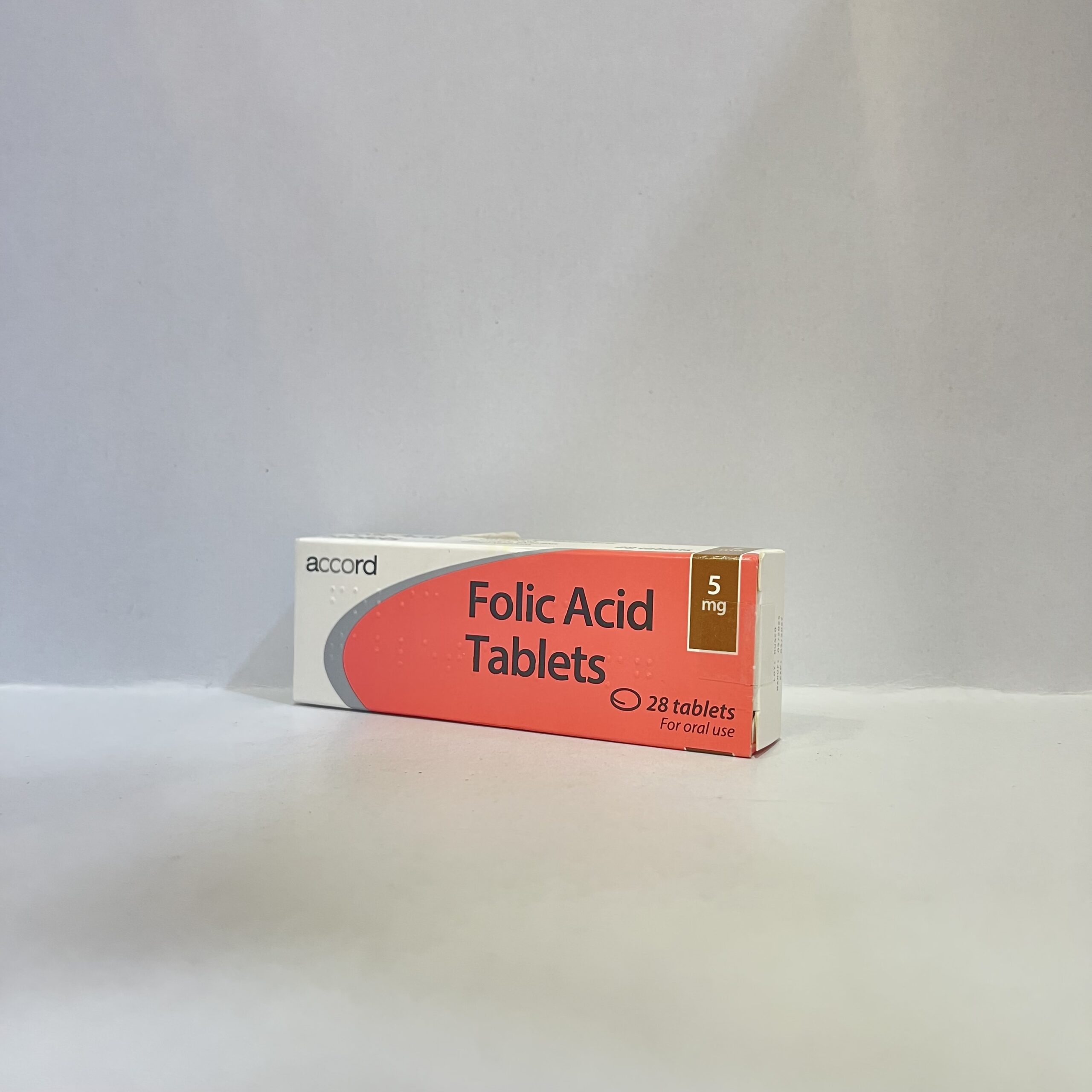 IMG_0605 accord Folic acid 5mg tab حب فوليك اسيد بريطاني - الصورة 1