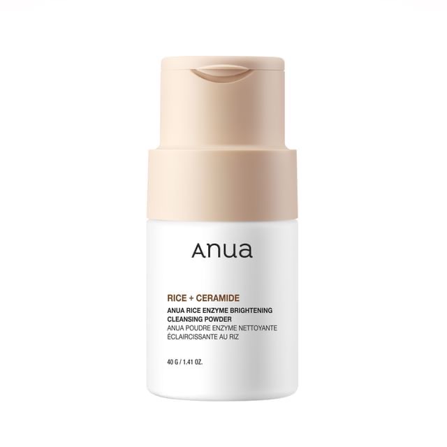 IMG_7967 ANUA Rice + Ceramide Enzyme Brightening Cleansing Powder بودره منظف الأرزوالسيراميد - الصورة 1