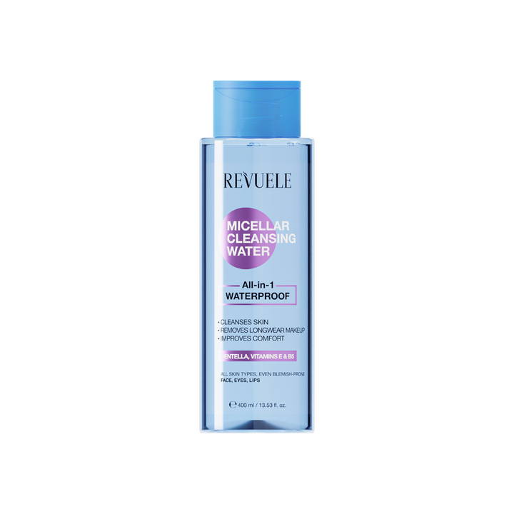 IMG_8398 Revuele Micellar Cleansing Water All in 1 for removing waterproof makeup - 400ml - الصورة 1