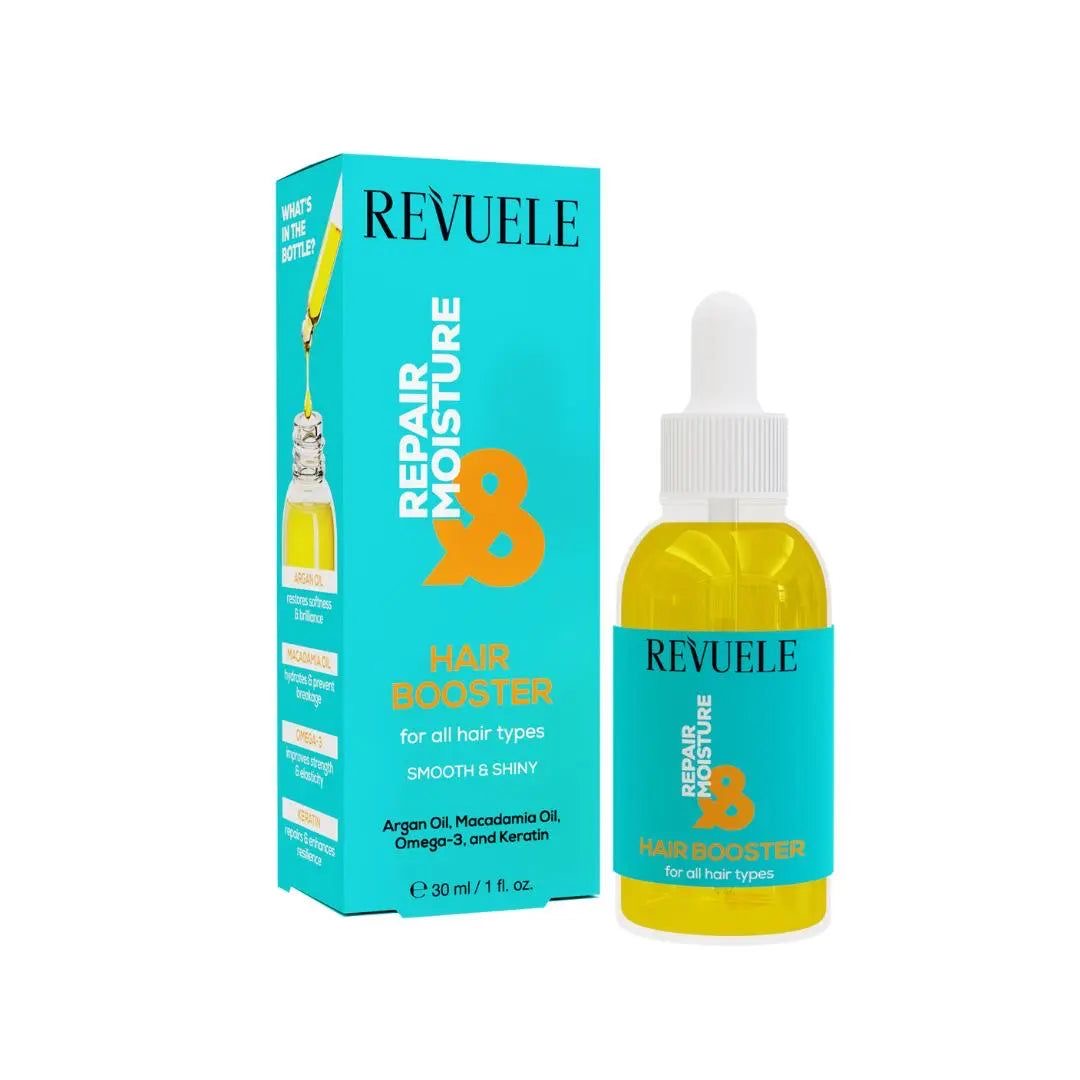 IMG_8461 Revuele Repair & Moisture Hair Booster زيت مغذي للشعر بالأرجان والاوميغا من ريفيولي - الصورة 1