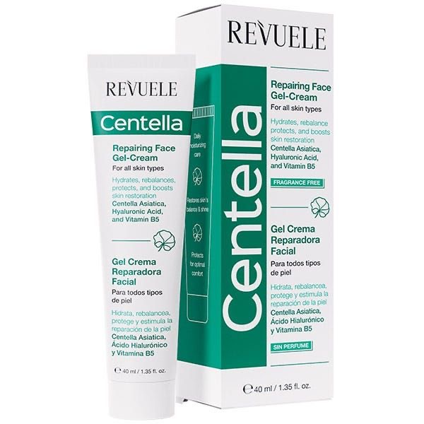 IMG_8499 Revuele Centella Repairing Face Gel Cream كريم جل المرطب للوجه بخلاصه السنتيلا - الصورة 1