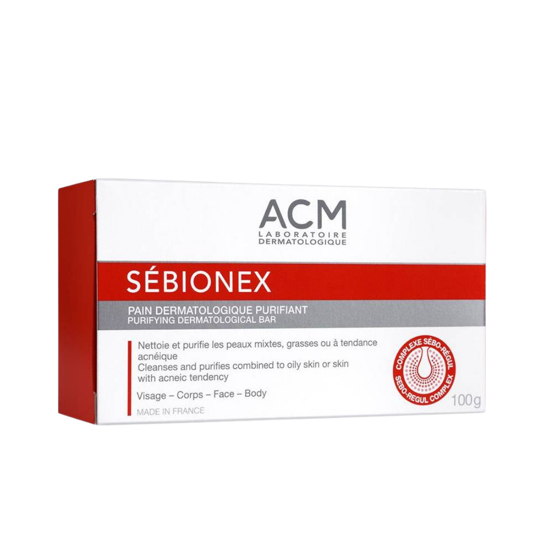 IMG_8643 ACM Sébionex Purifying Dermatological Bar 100g صابونه مخصصه للبشره الدهنيه من acm - الصورة 1