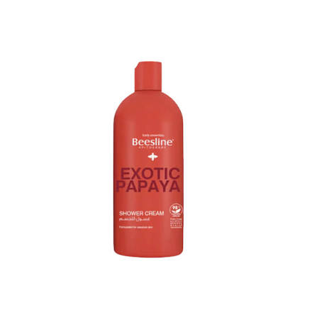 IMG_8872 Beesline Exotic Papaya Shower Cream - 750ml كريم الاستحمام بالبابلية من بيزلين - الصورة 1