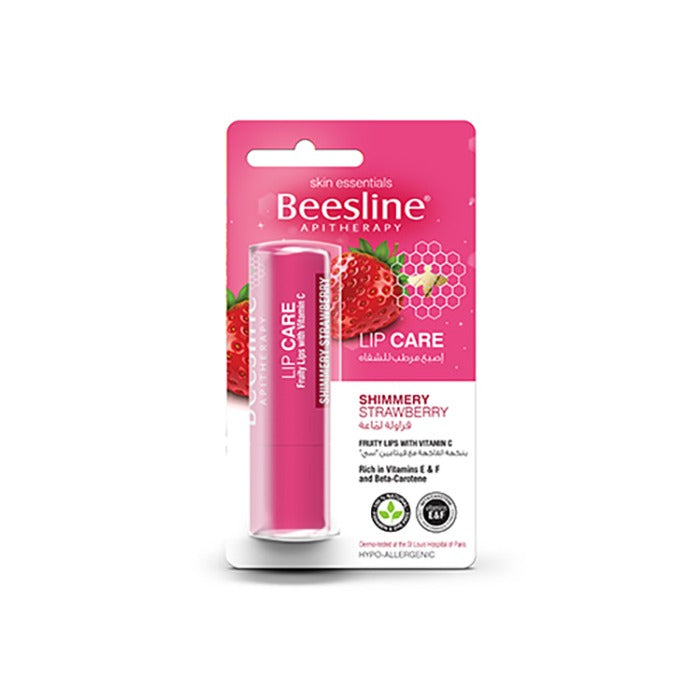 IMG_9180 Beesline Shiny Lip Balm Strawberry مرطب للشفاه بالفراوله من بيزلين - الصورة 1