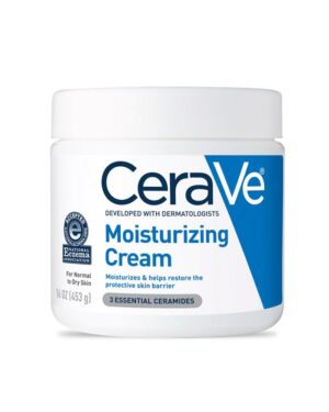 Cerave Moisturizing Cream for Normal to Dry Skin Unscented 340g سيرافي كريم مرطب للبشره العاديه والجافه