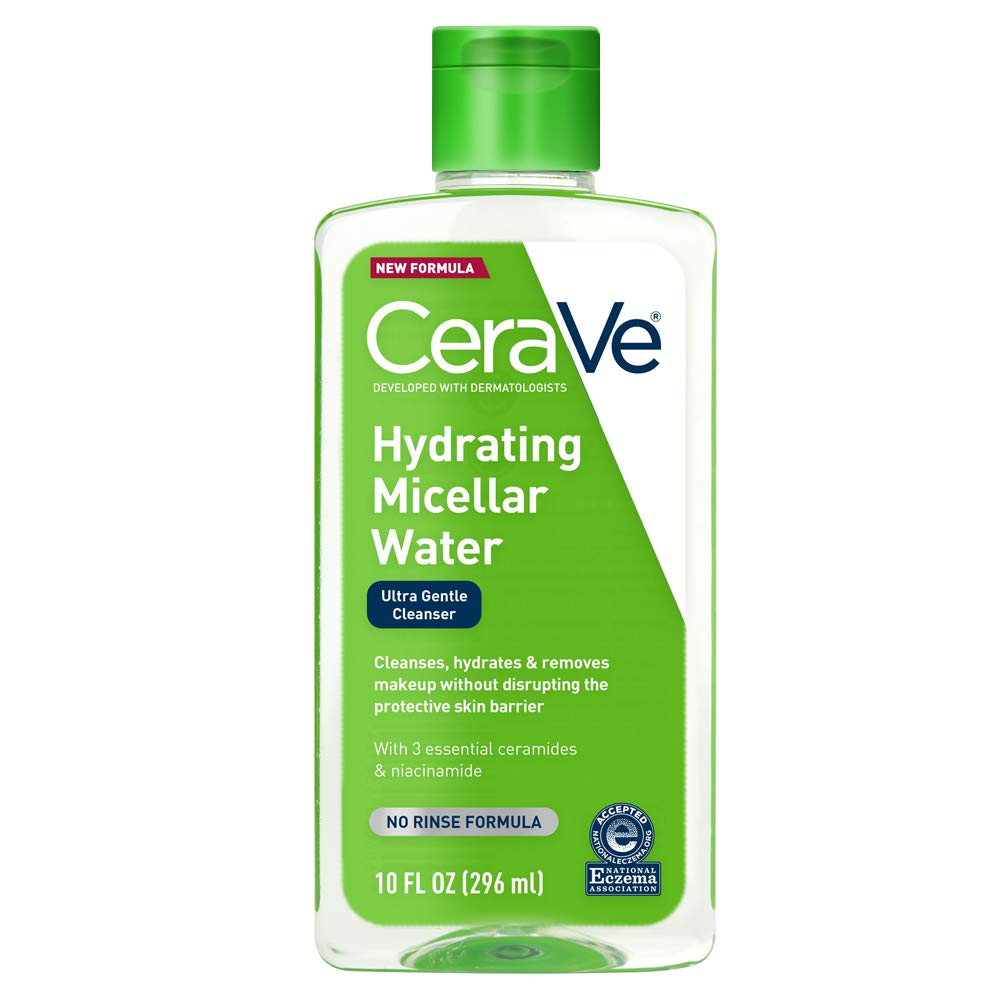 IMG_0256 Cerave Hydrating Micellar Water 296ml سيرافي ميسيلار مزيل مكياج مائي - الصورة 1