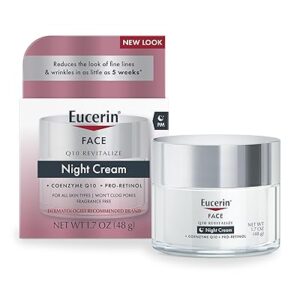 Eucerin Q10 Anti-Wrinkle Face Night Cream 48g يوسيرين كريم للتجاعيد الليلي