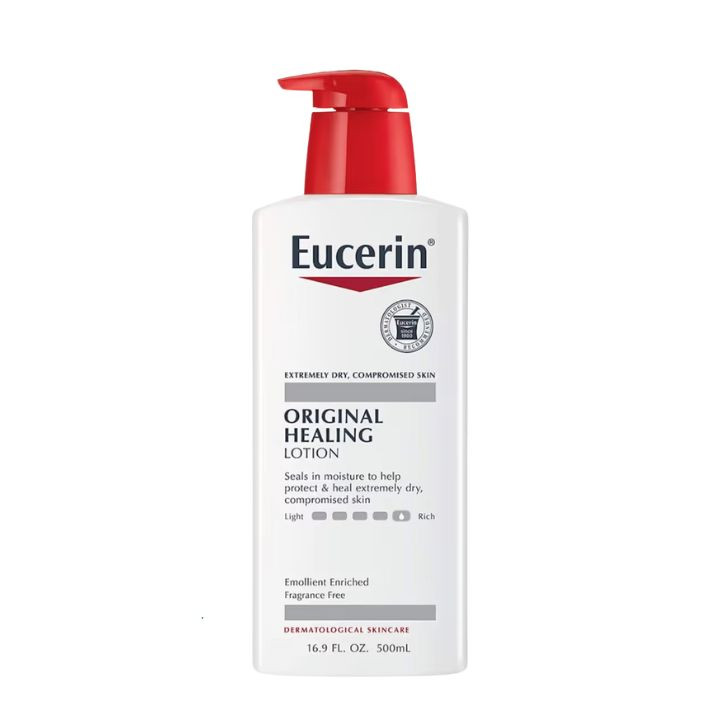 IMG_0314 Eucerin Original Healing Lotion 500ml يوسيرين لوشن مرطب للجسم - الصورة 1