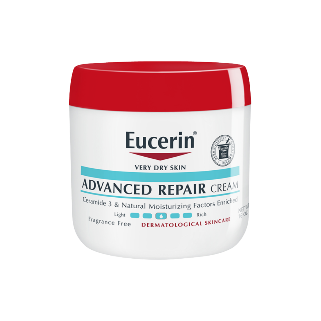 IMG_0338 Eucerin Advamced Rebair Cream 454g يوسيرين كريم لإصلاح الجسم - الصورة 1