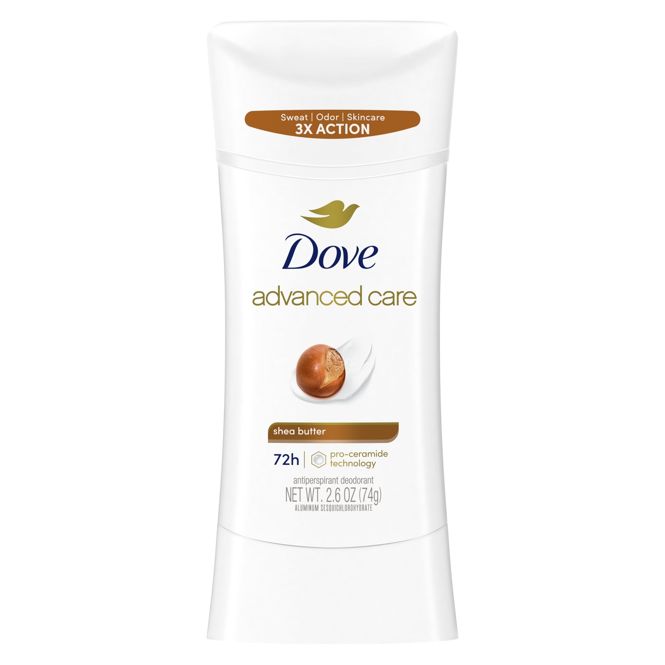 IMG_0407 Dove Advanced Care Shea Butter 74g مزيل التعرق بزبدة الشيا من دوف - الصورة 1