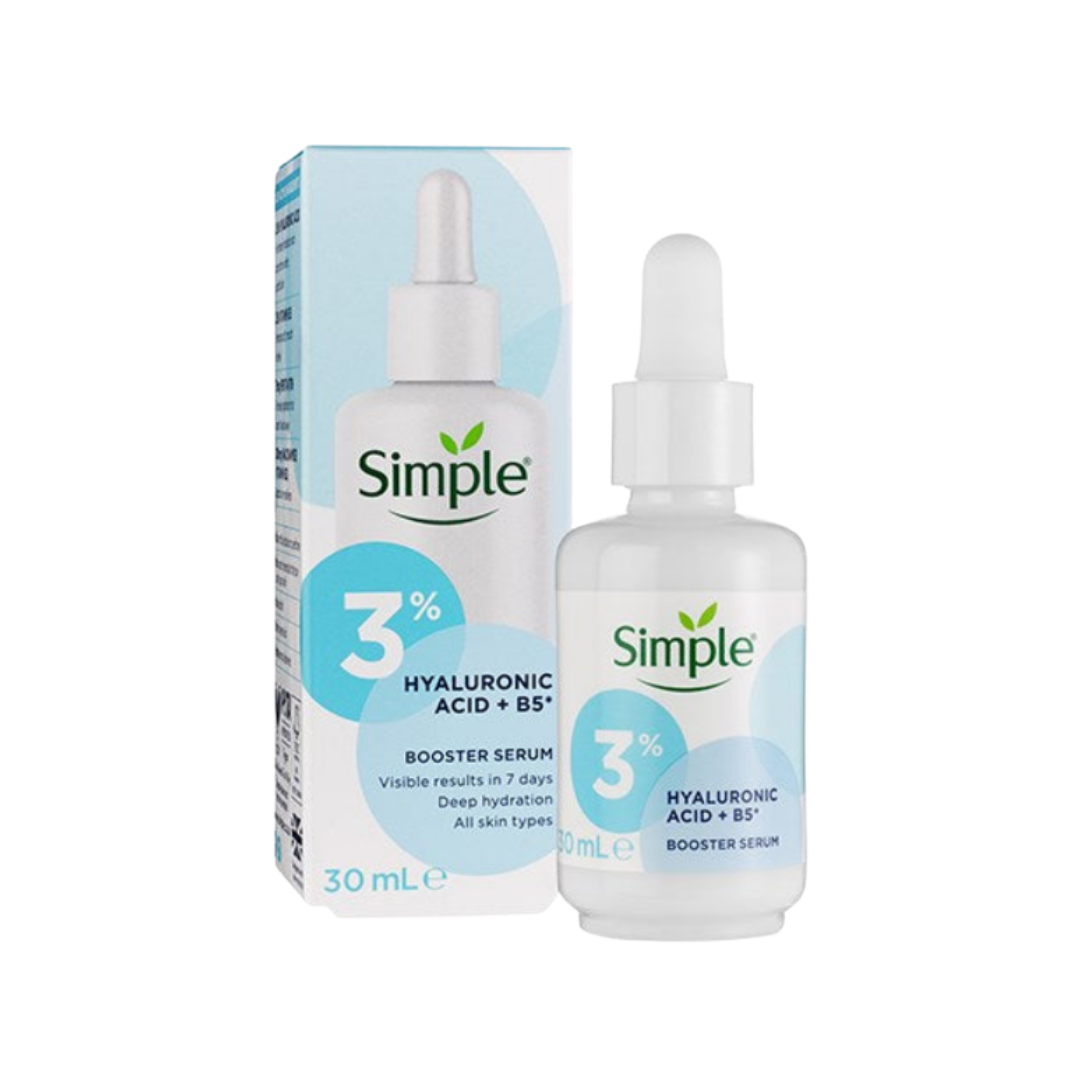 IMG_0564 Simple Serum 3% Hyaluronic Acid+B5 30 ml سيروم الهيالورونيك اسد من سمبل - الصورة 1