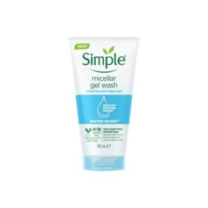 Simple Water Boost Micellar Facial Gel غسول جل للبشره من سمبل