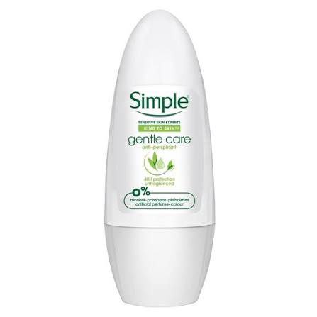 IMG_0586 Simple Gentle Care Anti-Perspirant Deodorant Roll-On مزيل العرق للبشره الحساسه من سمبل - الصورة 1