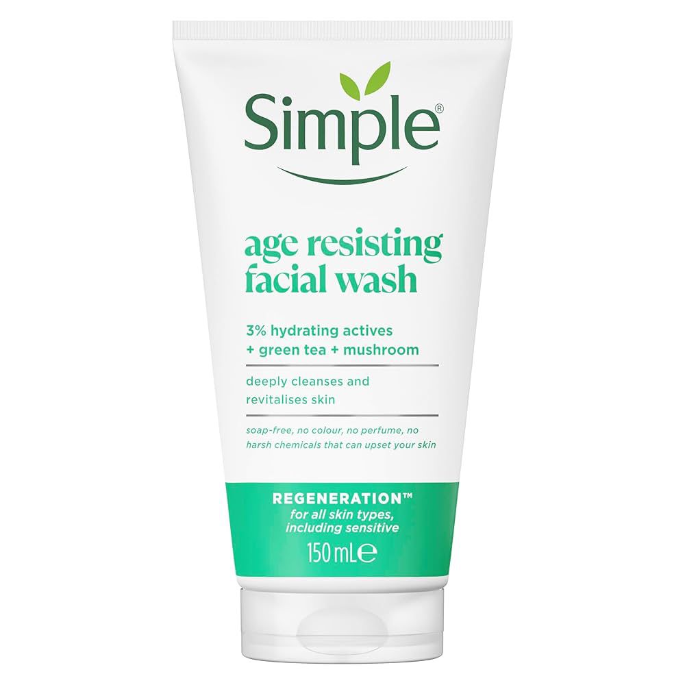 IMG_0597 Simple Age Resisting Facial Wash 150ml غسول لمكافحه الشيخوخه من سمبل - الصورة 1