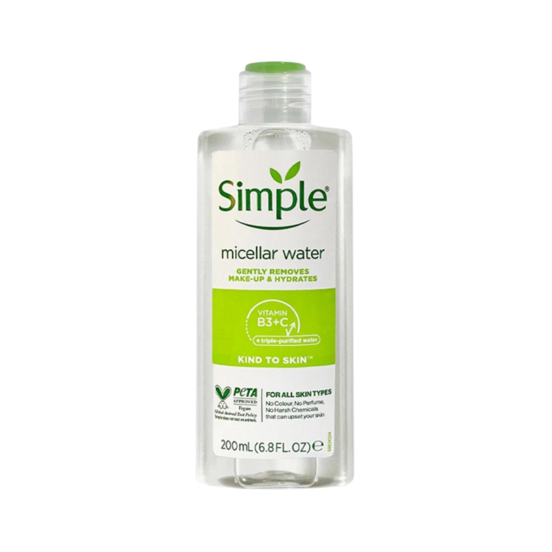 IMG_0601 Simple Kind To Skin Micellar Water200ml ماء الميسيلار لتنظيف البشره من سمبل - الصورة 1