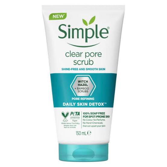 IMG_0610 Simple Clear Pore Scrub 150 ml سمبل مقشر منظف للمسام - الصورة 1