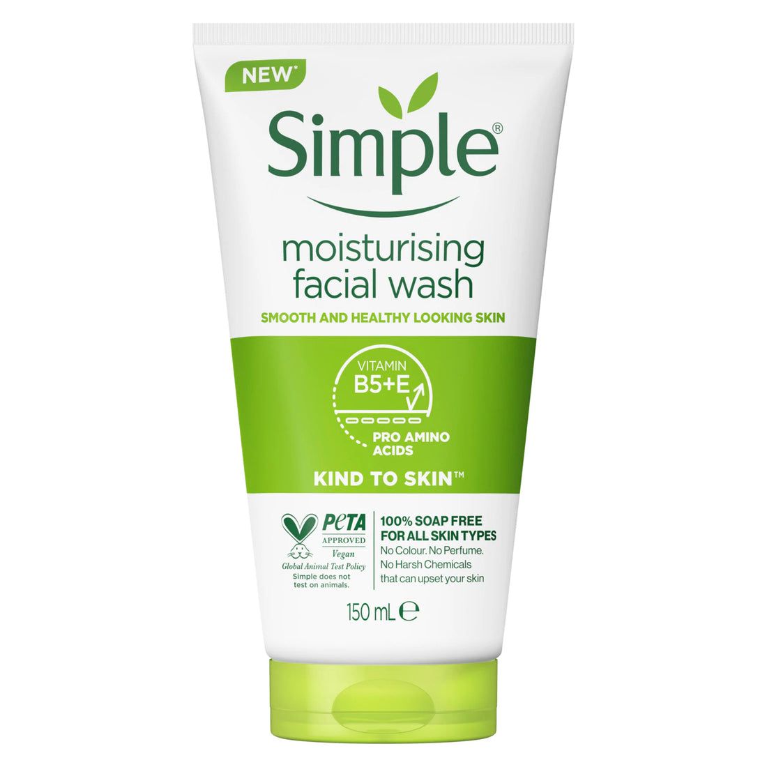 IMG_0615 Simple Moisturizing Facial Wash 150 ml سمبل غسول للبشرة - الصورة 1