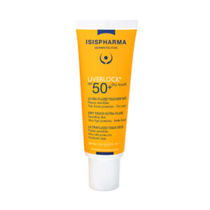 IsispharmaSPF+50 Dry Touch Ultra Fluid واقي شمس للبشره الدهنيه والحساسه من اسس فارما