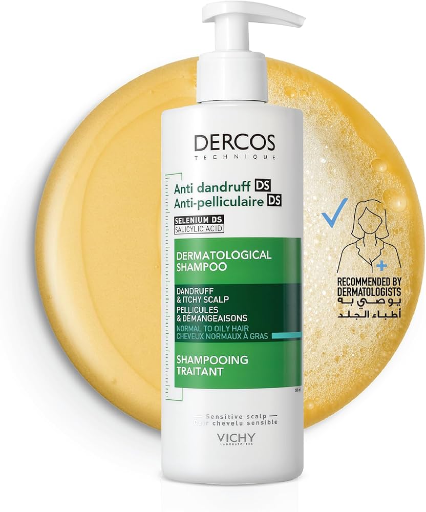 IMG_0914 Vichy Dercos anti-dandruff shampoo for normal to oily hair from Vichy 390ml شامبو مضاد للقشره للشعر العادي والدهني من فيجي - الصورة 1