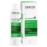 VICHY Dercos Anti-Dandruff Advanced Action Shampoo Normal to Oily Hair 200ml شامبو مضاده للقشرة للشعر العادي والدهني من فيجي