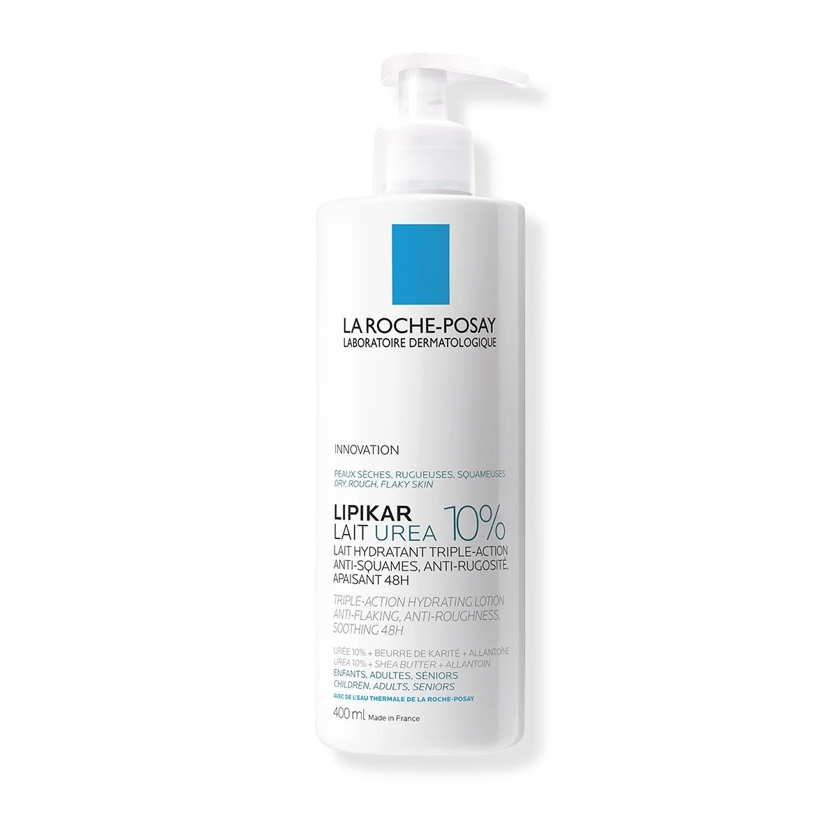 IMG_1017 La Roche-Posay Lipikar Lait Urea 10% 400ml مرطب باليوريا من لاروش - الصورة 1