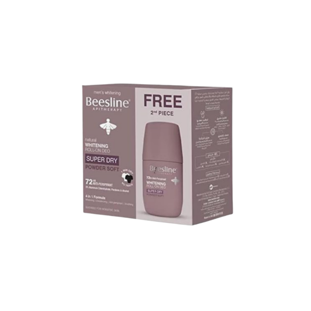 IMG_9508 Beesline Natural Whitening Roll On Deodorant Super Dry Powder Soft 1+1 Free Offe- 2x l ببزلين مزيل تعرق رول يفتح البشره - الصورة 1