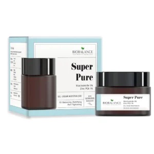 Bio Balance Super Pure Purifying Cream-Gel 50ml بايو بالنس كريم للبشره الدهنيه والمختلطه بالنياسينمايد والزنك