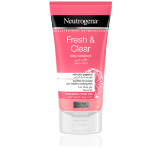 Neutrogena Refreshingly Clear Daily Exfoliator مقشر للبشره بالجريت فروت من نتروجينا