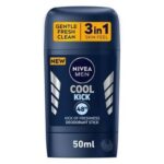 Nivea Men Cool Kick Deodorant Stick 50 ml مزيل تعرق مصمم للرجال من نيفيا