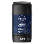 Nivea Deep Black Carbon Dark Wood Deodorant Stick For Men 50ml مزيل تعرق مصمم خصيصاً للرجال