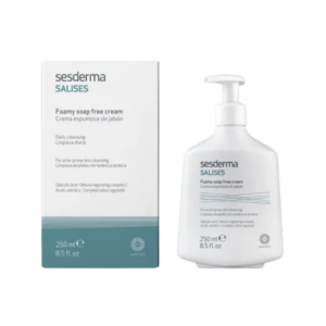 Sesderma Salises Foaming Cream Without Soap - 250ml | سيسديرما غسول كريمي رغوي للبشرة المعرضة لحب الشباب
