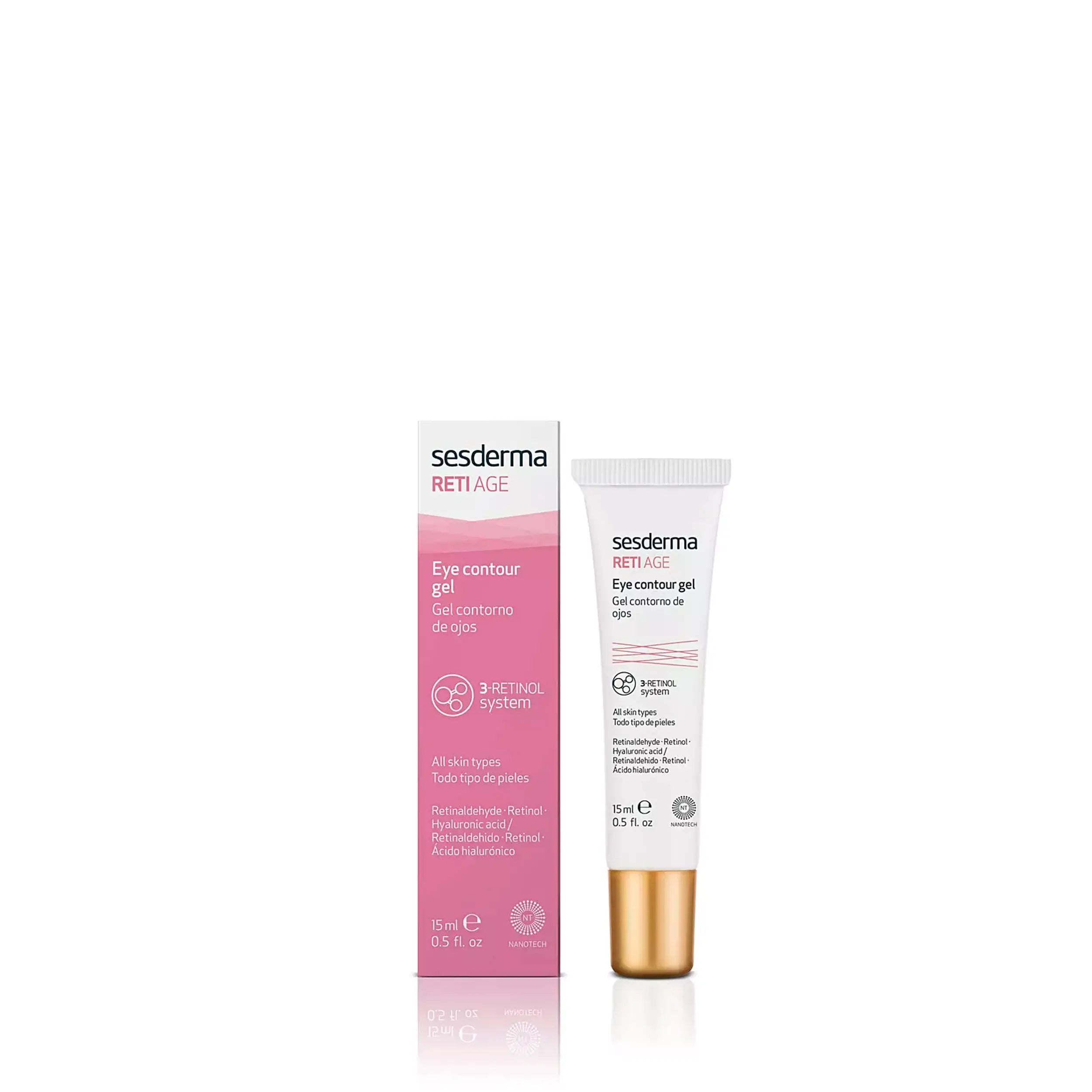 IMG_1791 Sesderma.RETI AGE Eye Contour Gel 15ml كريم للعنايه بمنطقه تحت العين من سيسديرما - الصورة 1