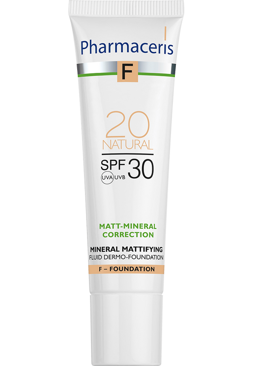 IMG_1828 PHARMACERIS.F mineral mattifying fluid 20 NATURAL 30ml - الصورة 1