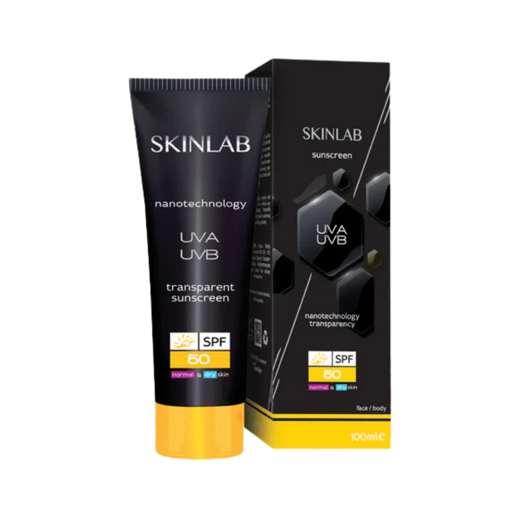 IMG_1948 SKINLAB SPF 50 Sunscreen UVA UVB Transparent 100ml واقي شمس من سكن لاب - الصورة 1