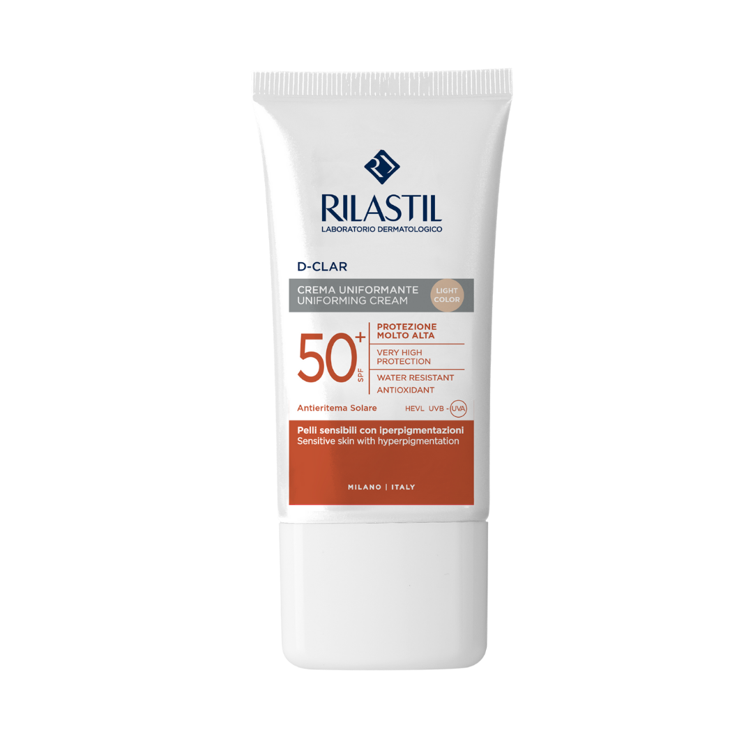 IMG_2074 Rilastil D-Clar Uniforming Cream Light Color Spf50+ - 40ml | ريلاستيل كريم واقي شمسي - 40 مل - الصورة 1